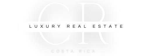 CR luxury real estate logo white